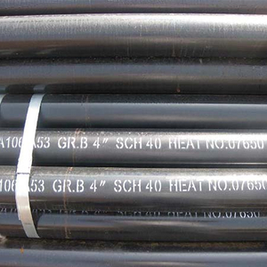 Pipas de acero inconsútiles de carbón de ASTM A106 Gr.B para el servicio de alta temperatura
